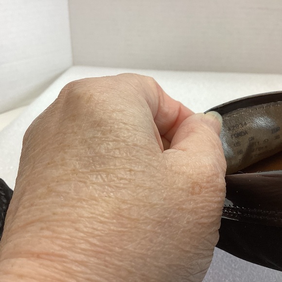 Coach Women’s Fonda Loafer Black Shoes, Suede Leather Logo Flats Size 8B - Picture 7 of 7